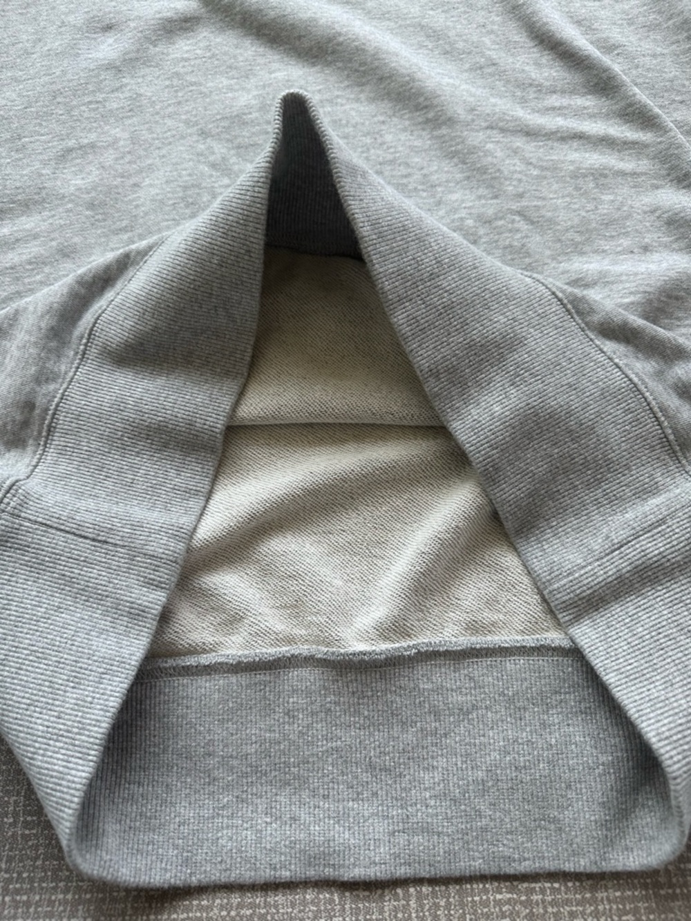 Michael Kors Hoodie Dress Small Gray Cotton Studded MK Logo Hooded Sweatshirt - Picture 8 of 12